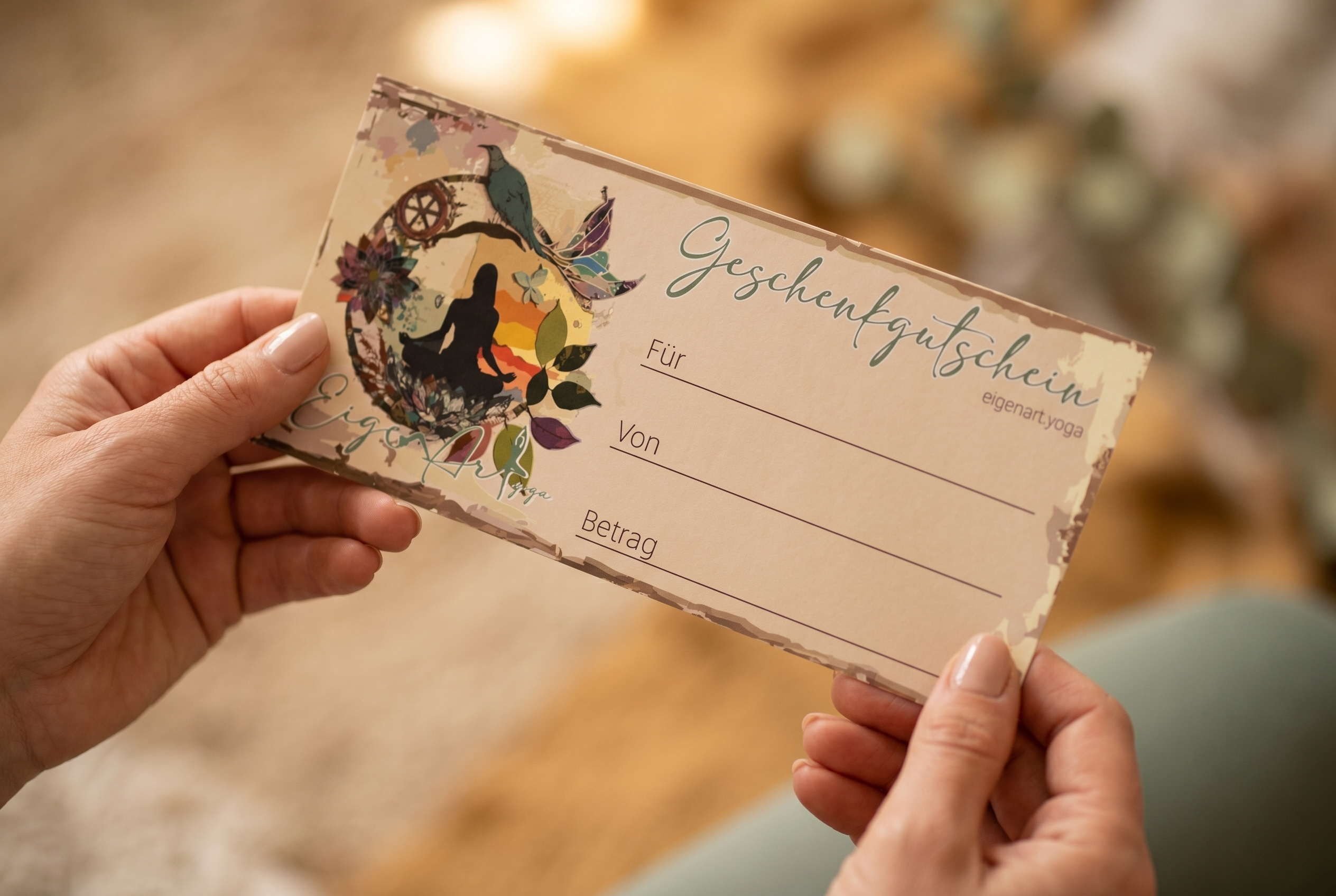 EigenArt Yoga Geschenkgutschein